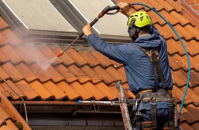 Démoussage et hydrofuge de toiture aux Poulières